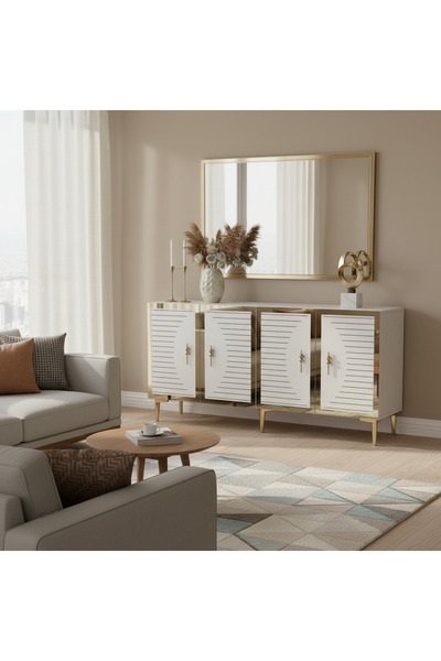 zetuna home KA1508BG KONSOL, ÇOK AMAÇLI DOLAP, KAHVE KÖŞESİ VE TV SEHPASI BEY...