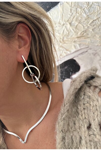 Rossetto Atelier Silver Disco Earrings