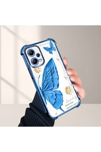 SLIMFELT حافظة ممتصة للصدمات من السيليكون الشفاف المتوافقة مع Poco X5، أنيقة ...