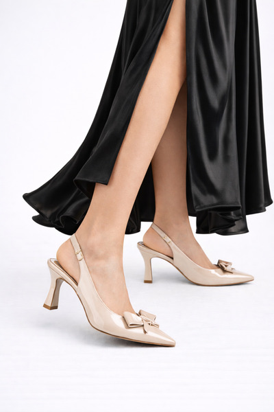 MOON CLOUD Stiletto Heel U Patent Leather Stiletto Dress Shoes-Fantasy-Weddin...