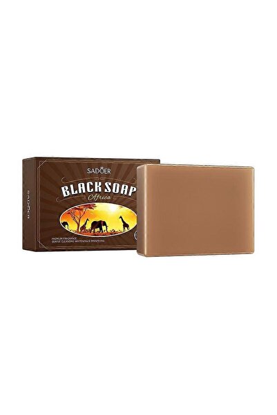 SADOER African Black Soap for Face & Body, Refreshing Body Soap Bar, Deep Cle...
