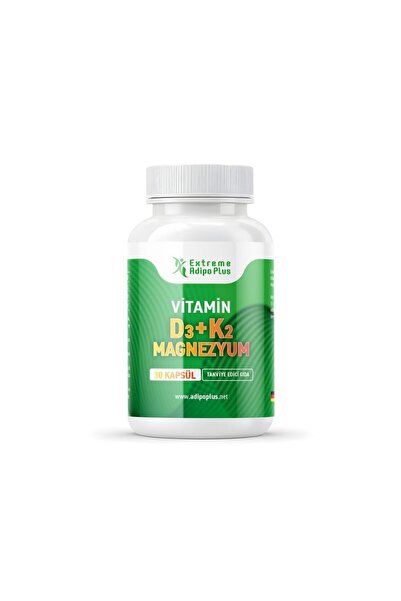 Vitamin D3 K2 Magnezyum 30 Kapsül Takviye Edici Gıda