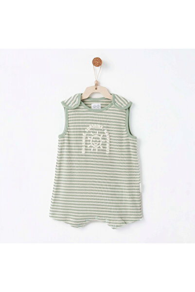 andywawa بدلة بامبو مخططة خضراء Ac26670