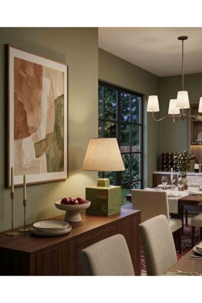 Seramik Hayalleri Dekoratif Küp Formunda Seramik Abajur ABJ0085