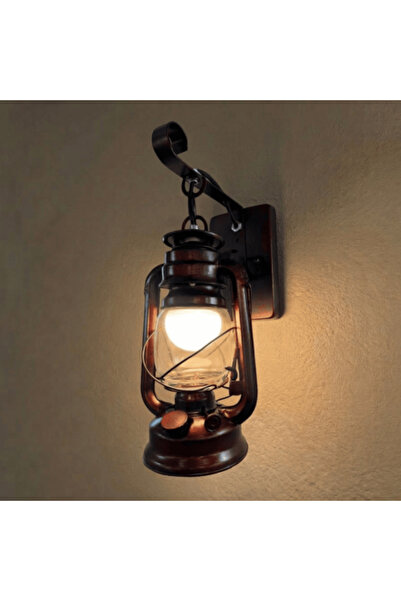 ACCEPT Traditional copper-colored wall lantern