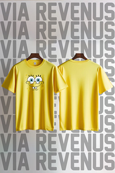 Vordevia Printed Crew Neck Loose Fit 100% Cotton Unisex Tshirt