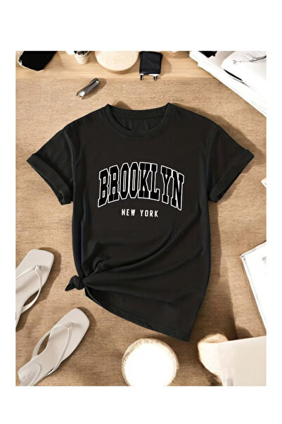 R&M Brotherhood BROKLYN BASKILI PENYE KALİTE YAZLIK T-SHIRT YENİ TREND
