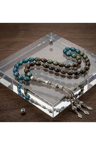 kral hediyelik Orjınal doğal his ısı taşi tesbıh 7 renk degiştıten modelımız ...