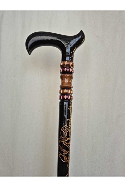 baston Devrek El Yapımı Kızılcık Ağacı - Ustanın Mirası Özel Koleksiyon (92 cm)