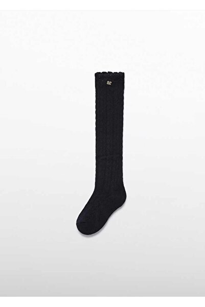 Abel & Lula Mayoral Abel&Lula Детски чорапи до коляното за момичета, черни