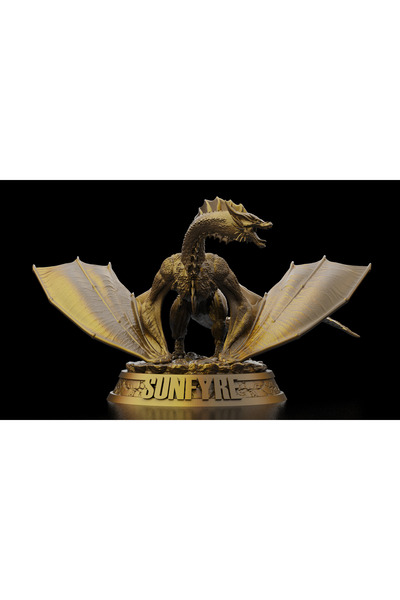 hayatvesanat Sunfyre the Golden- House of the Dragons | Hayran Sanatı | 40 CM