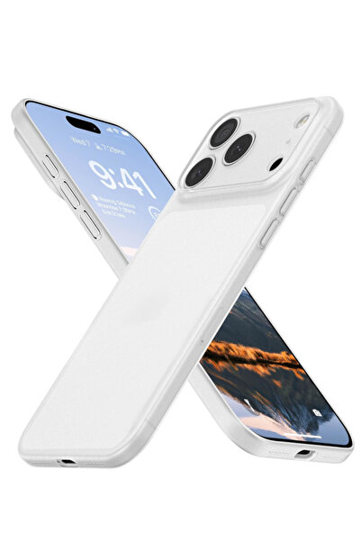 USIDE iphone 17 Pro Ultra Ince Kılıf Mat Yüzeyli Yumuşak Silikon Kamera Korum...