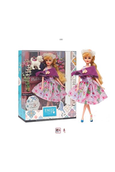 Can-Em Oyuncak Emily Koleksiyon Moda Bebeği Hareketli Eklem 3+