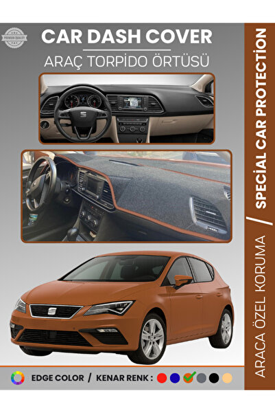 e-biz غطاء صندوق السيارة SEAT LEON (2013-2020) أمامي سجاد لحماية صندوق السيار...