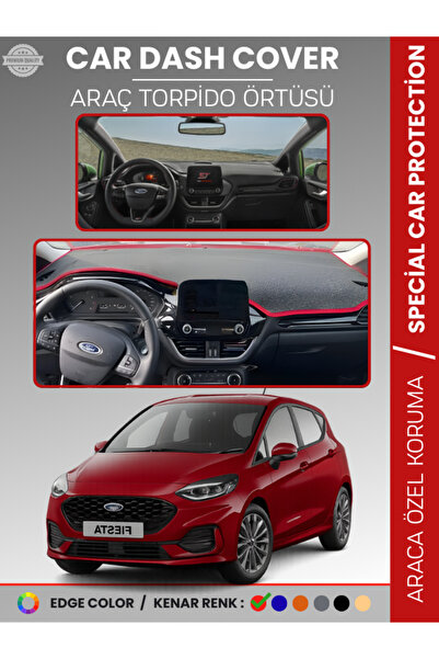 e-biz غطاء صندوق السيارة فورد فييستا (2020+)، غطاء حماية الصندوق الأمامي، ملا...