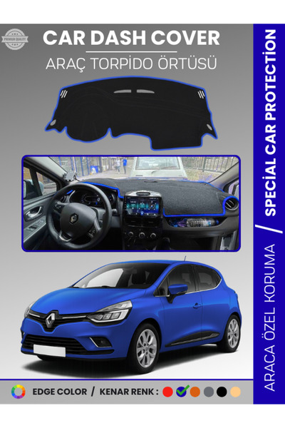 e-biz غطاء صندوق السيارة الأمامي لرينو كليو 4 (2012-2020) لحماية الصدر، حماية...