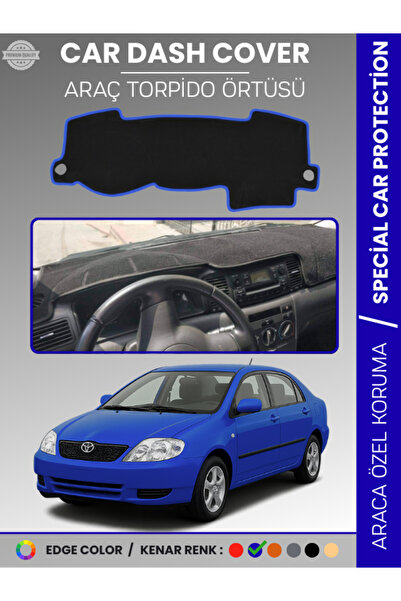 e-biz غطاء لوحة القيادة الأمامية لسيارة تويوتا كورولا E120 (2002-2007) مخصص ل...