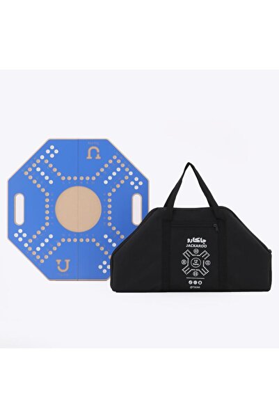 Generic Jacaro Deluxe Toy, Blue Octagon Board 47cm, for 4 Persons with Full A...