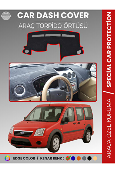 e-biz غطاء لوحة القيادة لسيارة فورد تورنيو كونكت (2009-2012) يمنع التشقق ويحم...