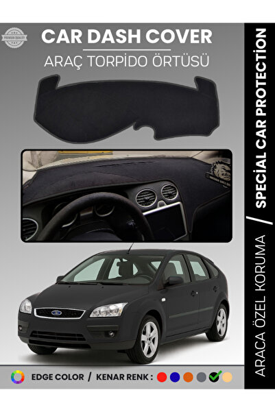 e-biz غطاء لوحة التحكم لسيارة فورد فوكس 2 (2005-2008) - حماية كاملة للوحة الت...