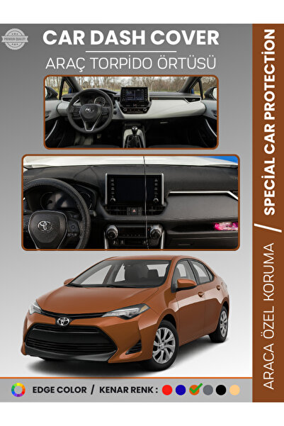 e-biz غطاء لوحة القيادة لتويوتا كورولا (2019+) طراز E210 مع حماية لوحة القياد...