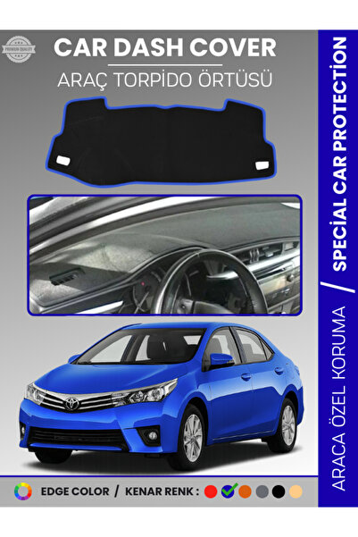 e-biz غطاء لوحة القيادة الأمامية لسيارة تويوتا كورولا E170 (2013-2019) مخصص ل...