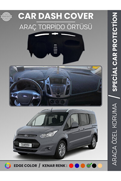 e-biz غطاء لوحة القيادة لسيارة فورد تورنيو كونكت (2013-2020) يحمي لوحة القياد...