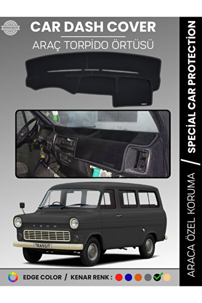 e-biz غطاء لوحة القيادة FORDTRANSIT MK1 (1965-1978) لحماية لوحة القيادة، متوا...