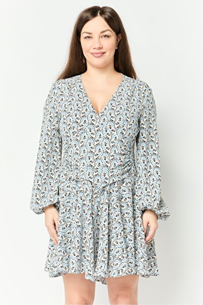 Maje Women Floral Print Midi Dress, Multicolor