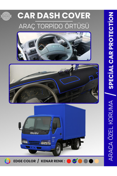 e-biz لوحة أمامية لحماية التوربيدو لسيارة ISUZU NKR WIDE (1997-2005) بدون شاش...