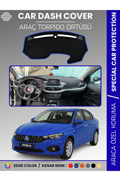 e-biz غطاء توربيدو أمامي لحماية الصدر لسيارة فيات إيجيا (2019-2020) مع شاشة، ...