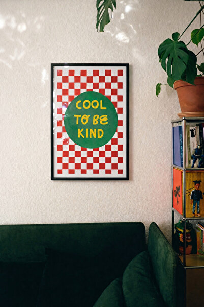 artera casa Cool To Be Kind Retro Modern Tablo
