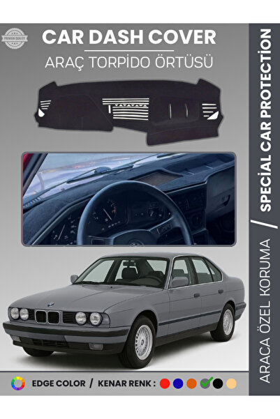 e-biz غطاء لوحة التوربيدو لسيارة BMW E34 5 SERIES بدون وسائد هوائية (1988-199...
