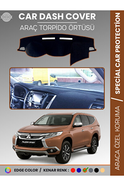 e-biz غطاء لوحة القيادة ميتسوبيشي باجيرو سبورت (2015-2019) حماية فاخرة للوحة ...