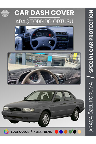 e-biz Ni̇ssan Sunny (1990-1995) Dashboard Cover Front Panel Protection Full F...