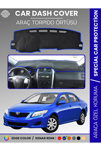 e-biz غطاء لوحة القيادة الأمامية لسيارة تويوتا كورولا E140 (2007-2013) مخصص ل...