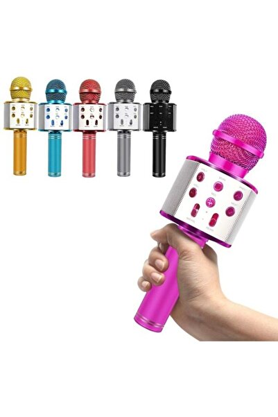 AMOI Microfon wireless pentru Karaoke cu Bluetooth si difuzor WS-858