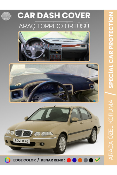 e-biz ROVER 45 (1999-2005) لوحة غطاء التوربيدو سجاد حماية التوربيدو، ملاءمة ك...