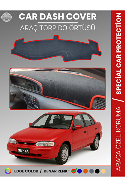 e-biz غطاء لوحة التحكم الأمامية لسيارة كيا سيفيا (1995-1998) Ha سجاد، حماية ك...