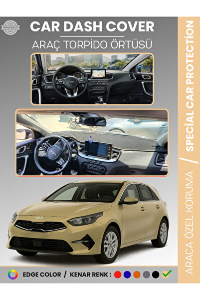 e-biz غطاء لوحة التحكم لسيارة كيا سييد سي دي (2018-2024) - حماية كاملة للوحة ...