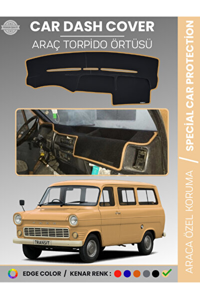 e-biz Fordtransi̇t Mk1 (1965-1978) Dashboard Cover Dashboard Protection Perfe...