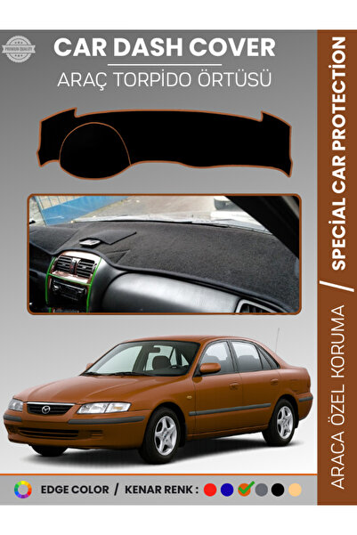 e-biz غطاء لوحة التحكم الأمامية لسيارة مازدا 626 (1987-1991) سجاد سي آي، حماي...