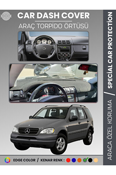 e-biz غطاء لوحة التحكم في السيارة مرسيدس ML320 / ML430 / ML270 W163 (1997-200...