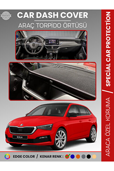 e-biz غطاء صندوق التروس الأمامي لسيارة SKODA SCALA (2019-2024) سجاد حماية كام...