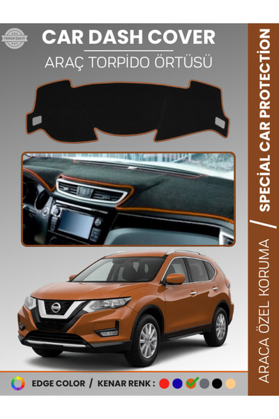 e-biz غطاء لوحة التحكم لسيارة نيسان إكس-تريل T32 (2014-2021) مخصص للمركبة يمن...