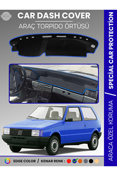 e-biz غطاء لوحة القيادة لسيارة فيات أونو 60,70 (1983-1995) مع حماية أمامية لل...