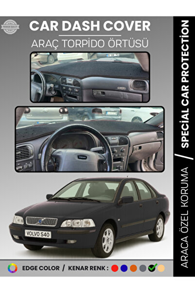 e-biz غطاء توربيدو لسيارة فولفو S40 (1996-2002) لحماية الصدر الأمامي، حماية ك...