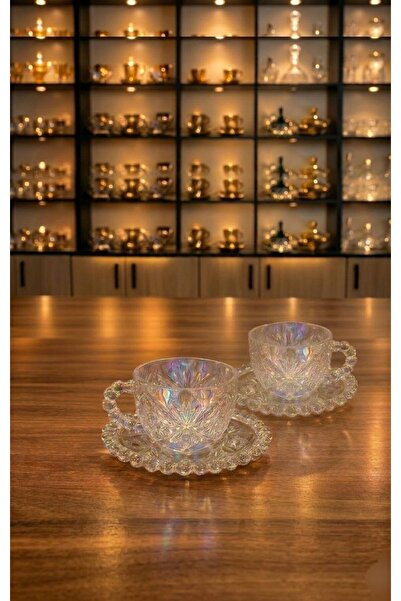 rova tr Işıltı Serisi Titanyum Kaplama 6 Kişilik Çay Fincanı Takımı – Çeyiz-H...