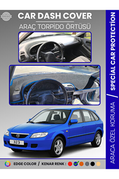 e-biz غطاء لوحة التحكم لسيارة مازدا 323 BJ هاتشباك (1998-2003) - حماية كاملة ...