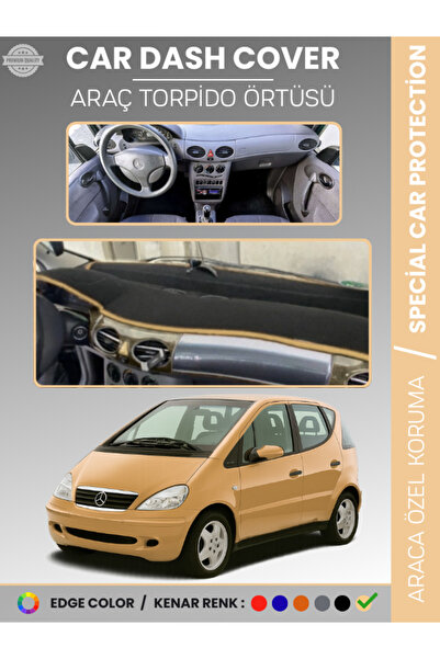 e-biz غطاء لوحة القيادة لسيارة مرسيدس A CLASS W168 (1997-2004) عالي الجودة لح...